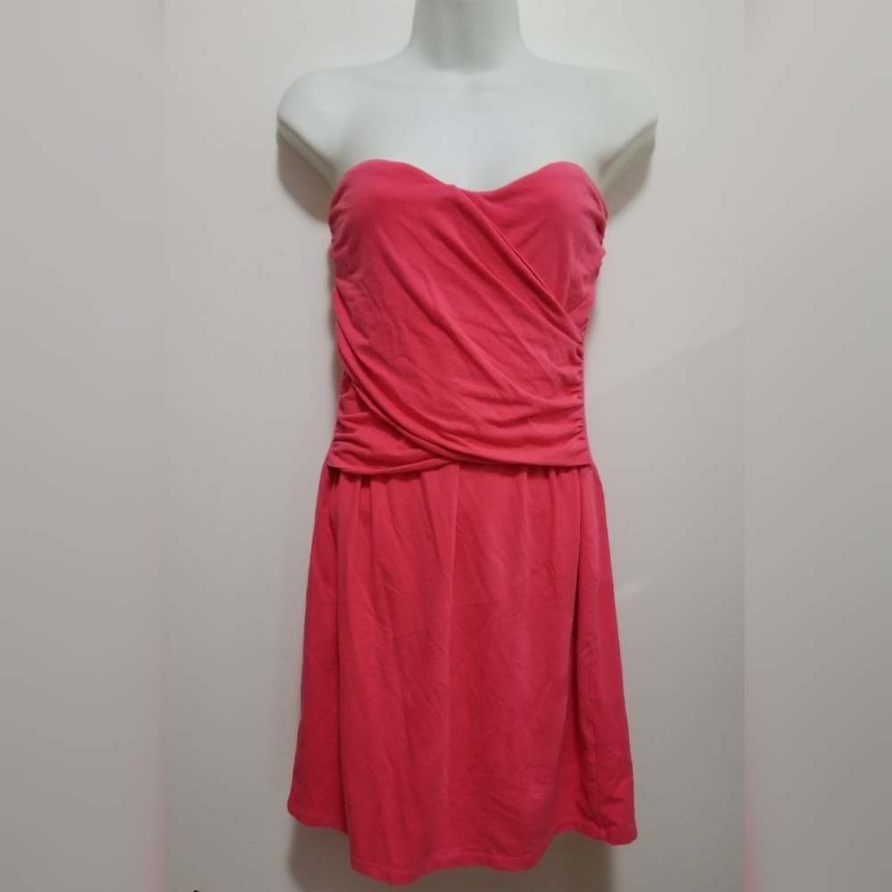 Victoria's Secret bra tops pink dress